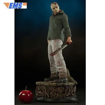 

23" Statue SS 300367 Bust Crystal LakeJason Voorhees Full-Length Portrait PF Resin Action Collectible Model Toy BOX 57CM Z2241
