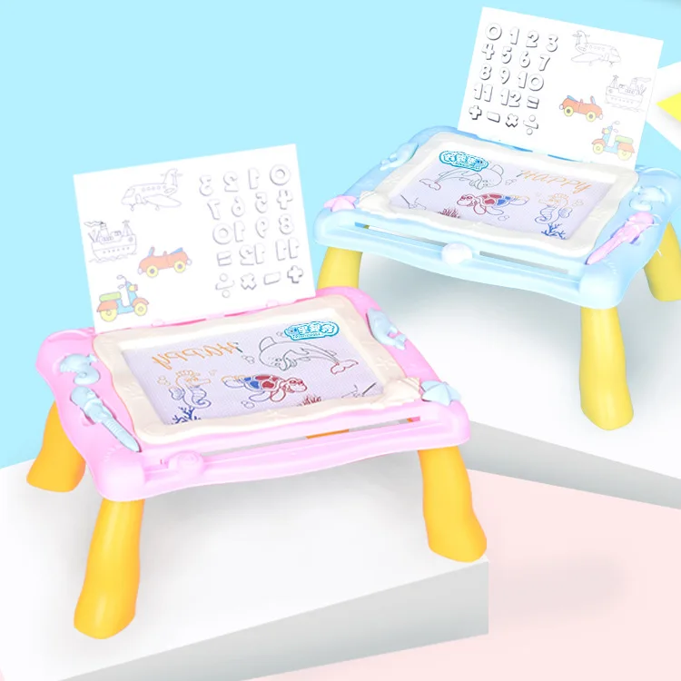 

Children Multi-functional hua ban zhuo ENLIGHTEN Painted Graffiti Hand Drawing Board Colorful Magnetic Drawing Board Early Educa