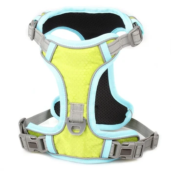 

Pet Dog Vest Harnesses Outdoor Pet Mesh Nylon Vest Harness For Adventure Travel Walking High Quality Pet Supplies