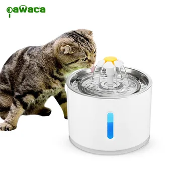 

2.4L LED Cat Fountain Drinking Automatic Pet Water Fountain Pet Water Dispenser Dog Cat Health Caring Fountain Water Feeder