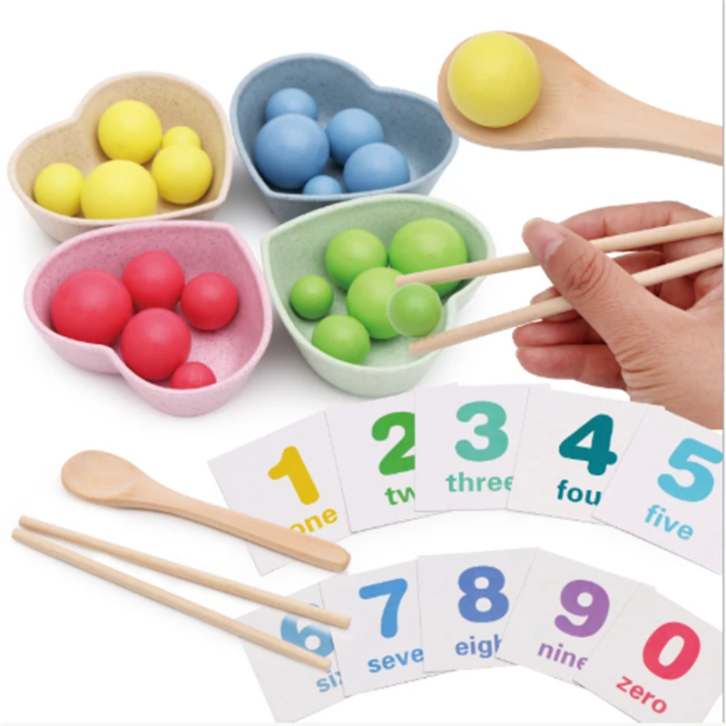 

Children Math Toys Kids Early Educational Toys Clip Beads Multi-functional learning Toy For Children Montessori