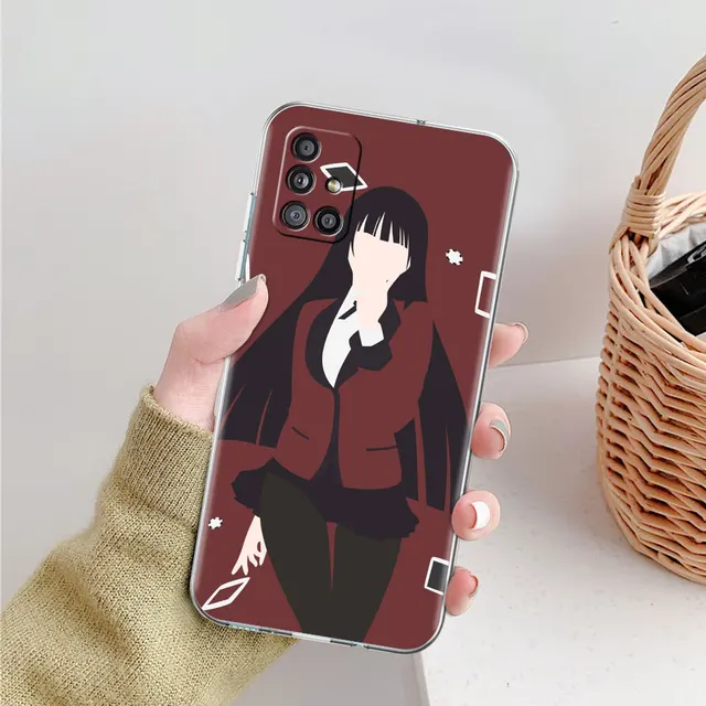 Soft Case for Samsung Galaxy A51 A71 M31 A42 5G A21s A41 M51 A31 M31s Cover Phone Back Shell Capa Kakegurui Jabami Girl Anime PTTM-CLS10