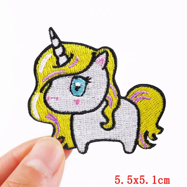 Cartoon Dinosaur Patches For Clothing Thermoadhesive Patches Cute Animal Patch Iron on Embroidery Patches on Clothes Applique PE5394CT
