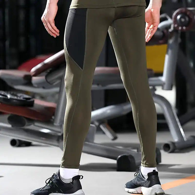 green running tights mens
