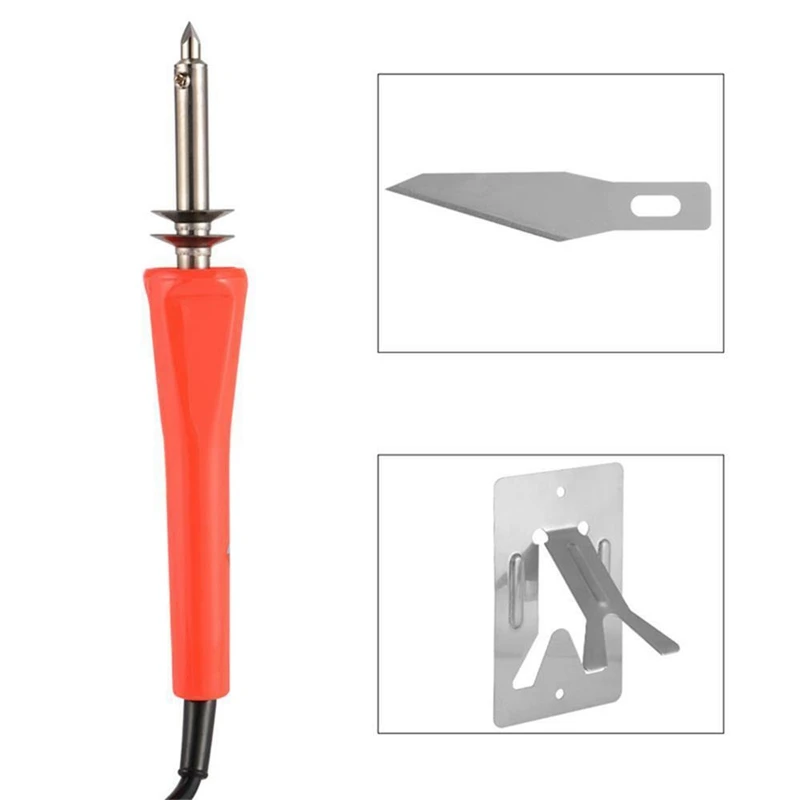 HHO-37Pcs, деревянный комплект для выжигания, набор инструментов, ручка для пирографии, железные наконечники, художественное ремесло, штепсельная вилка США