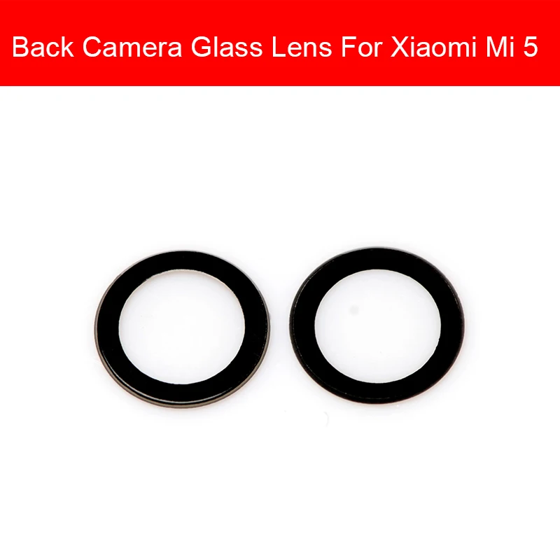Задняя камера Объектив для Xiaomi Mi 2 2s 3 4 4C 5 5S 5X6 6X8 9 CC9 SE Plus Lite крышка объектива камеры запасные части - Цвет: Mi-5