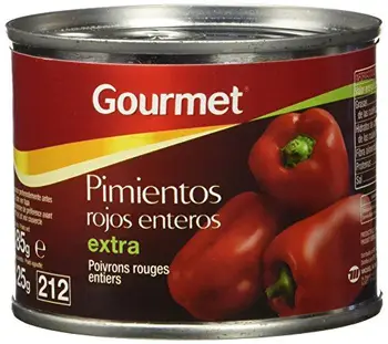 

Gourmet - Pimientos Rojos Enteros - Extra - 125 g - [Pack de 12]