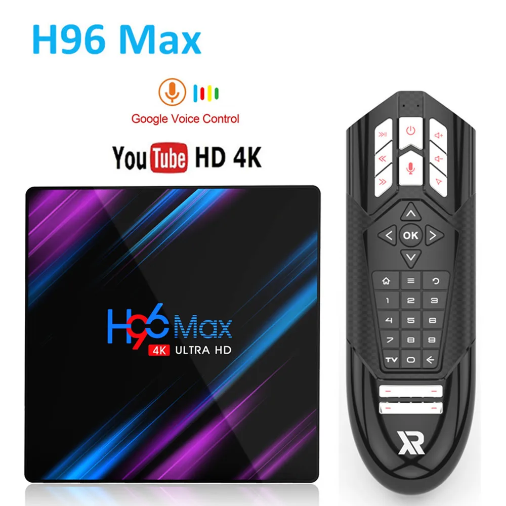 Приставка Смарт ТВ H96 MAX RK3318 4 + 32/64 ГБ 4K|ТВ-приставки и медиаплееры| |