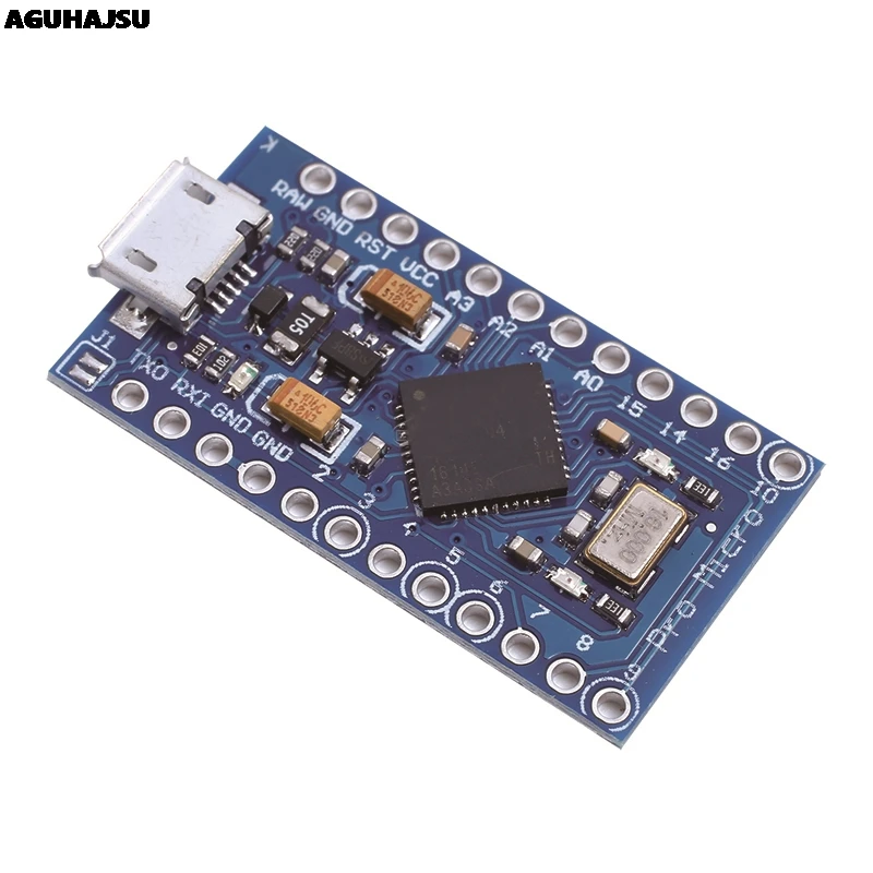 Pro Micro ATmega32U4 5V 16 МГц заменить ATmega328 для Arduino Pro Mini с 2 Row штыревые для Leonardo Mini Usb Интерфейс