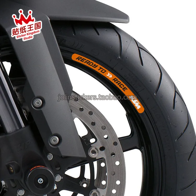 4 шт. для KTM Duke 200 390 690 790 990 1190 1290 RC8 RC390 светоотражающая обода велосипед мотоцикл |