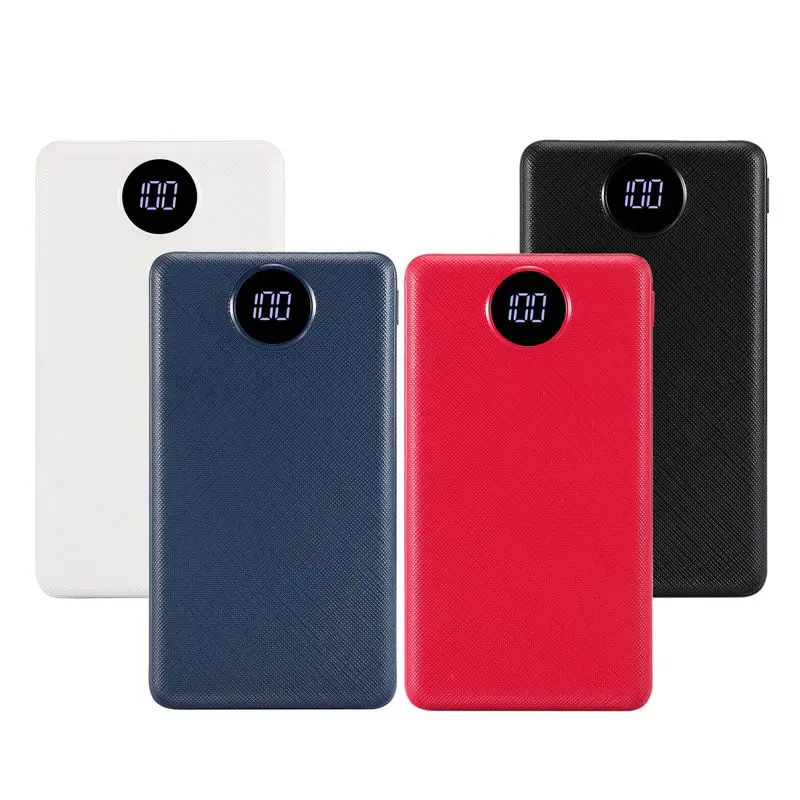 SOODOO 10000mAh power Bank для IPhone samsung Xiaomi Внешний аккумулятор 2 USB быстрая зарядка внешний аккумулятор usb-зарядное устройство