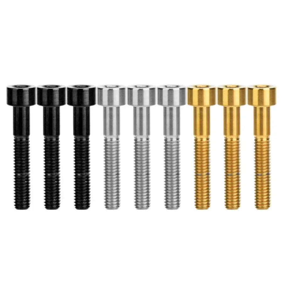 3 шт. M6x35mm велосипедная гарнитура винт со шляпкой болт горный велосипед стволовая
