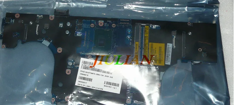 0TYWFR для DELL Precision 15 7520 материнская плата с i7-7920HQ cpu CAP00 LA-E311P протестирована