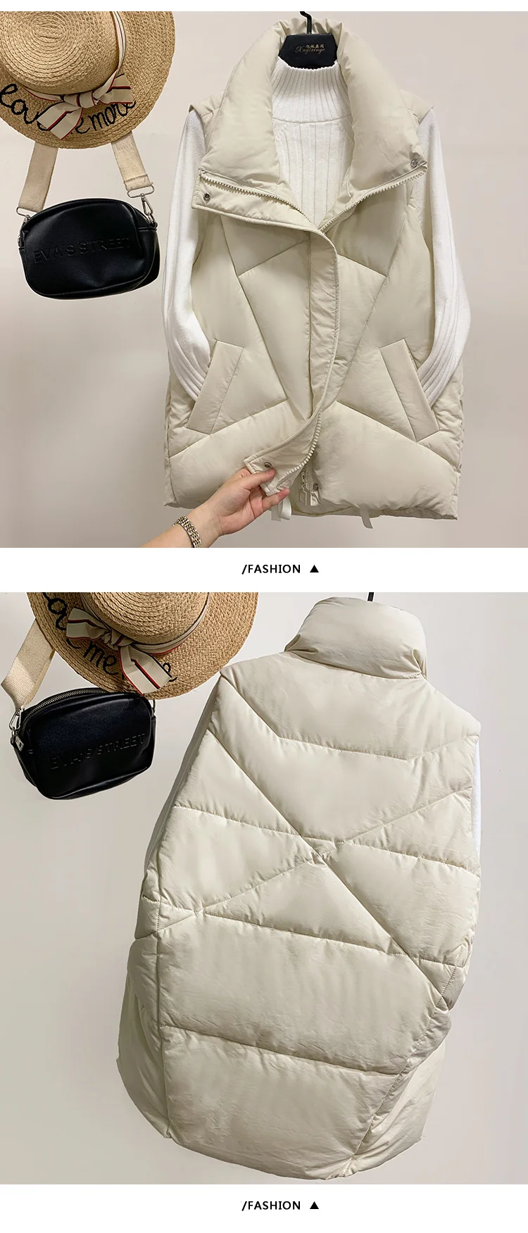 New Autumn Winter Vest Women Fashion jacket coat Fashion coats Down cotton Soft Vintage outwear Clothing