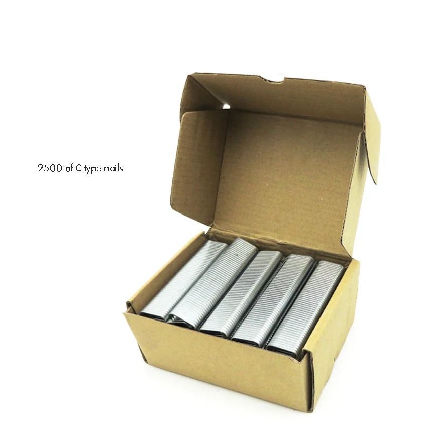 Cage Sealing Pliers Fastening Clamp Installation Poultry Cage Plier / 2500 C Type Nails Chicken Rabbit Fox Bird Dog Cage Clamp 4