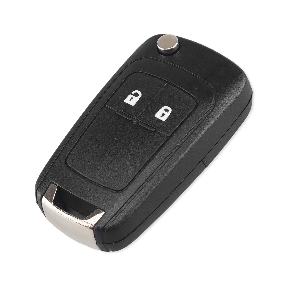 KEYYOU 2 кнопки флип складной автомобиль дистанционного ключа корпус подходит для Vauxhall, Opel Insignia Astra с HU100 ключ лезвие чехол для автомобильного ключа