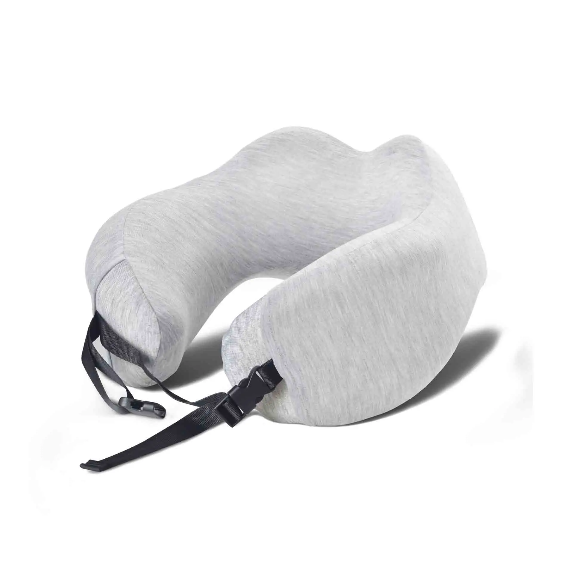Gray U-Shaped Memory Foam Rebound Travel Pillow Neck Soft Slow Rebound Support Head Rest Cervical Healthcare Bedding - Цвет: Gray
