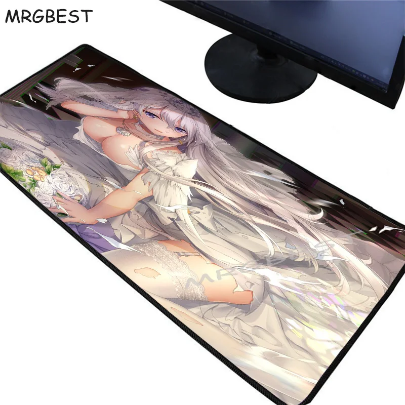 

MRGBEST Sexy Girls Big Breast Mouse Pad Large Anime Gaming Rubber MouseMat Player Laptop Game for Home Office Desktop Pad Csgo L