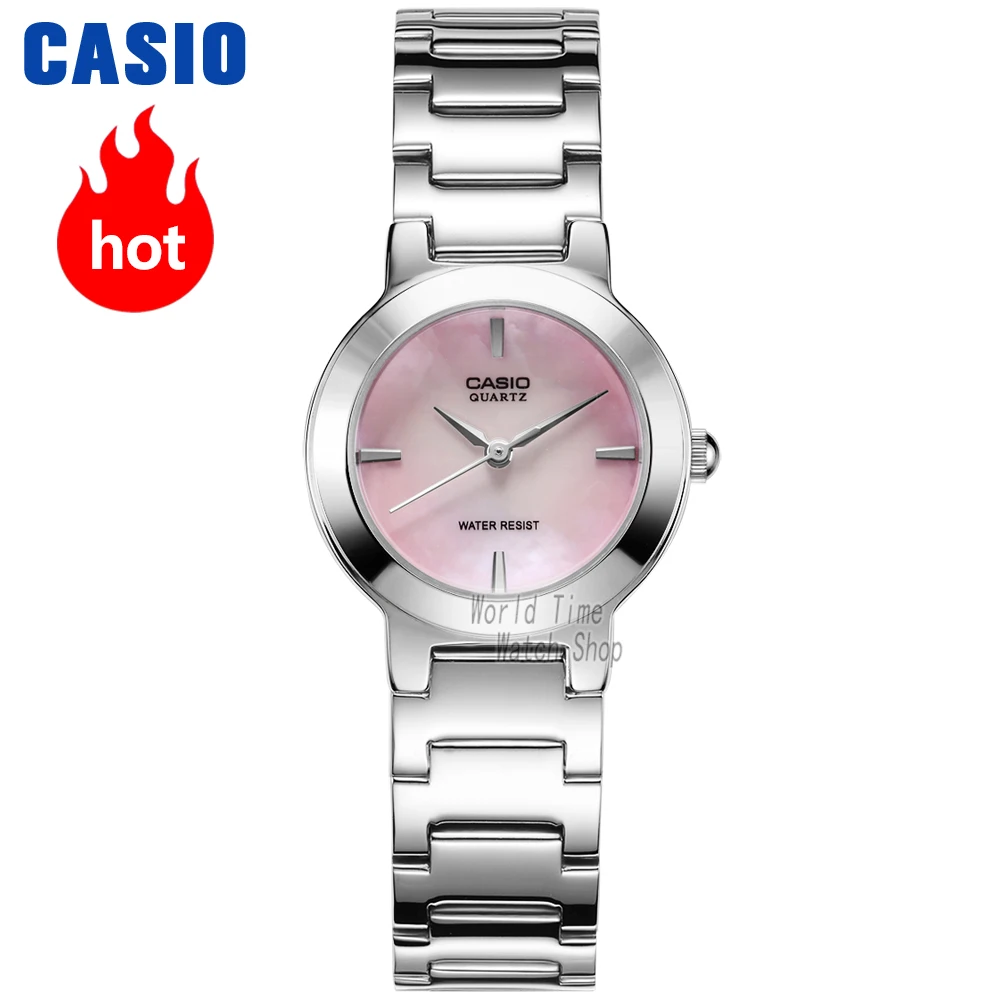 Casio смотреть женщины часы топ бренд роскошный набор водонепроницаемый кварц смотреть женщин дамы Подарки Часы Спорт часы relogio feminino reloj mujer montre homme sex kol saati zegarek damski LTP-1191A