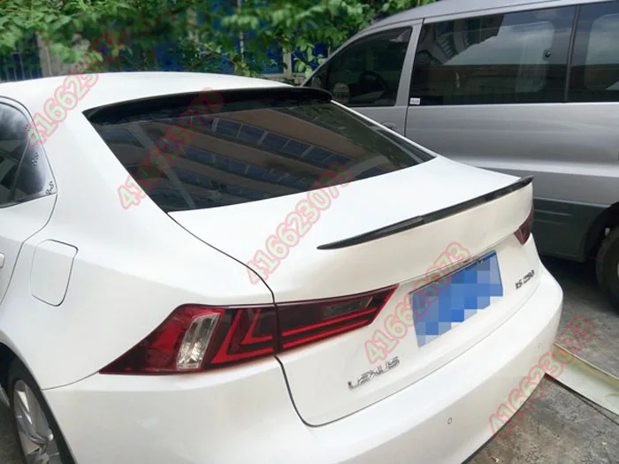 Подходит для Lexus IS250 IS300 F sport углеродного волокна задний спойлер заднее крыло