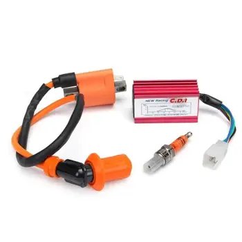 

Universal Race Ignition Start Coil CDI Spark Plug 110cc 125cc ATA-110 ATA-125 Off-road Motorcycle Coolster Auto Accessories
