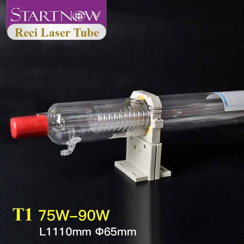 Startnow T1 Reci CO2 лазерная трубка диаметром 75 вт. 65 мм деревянная упаковка для лазерной