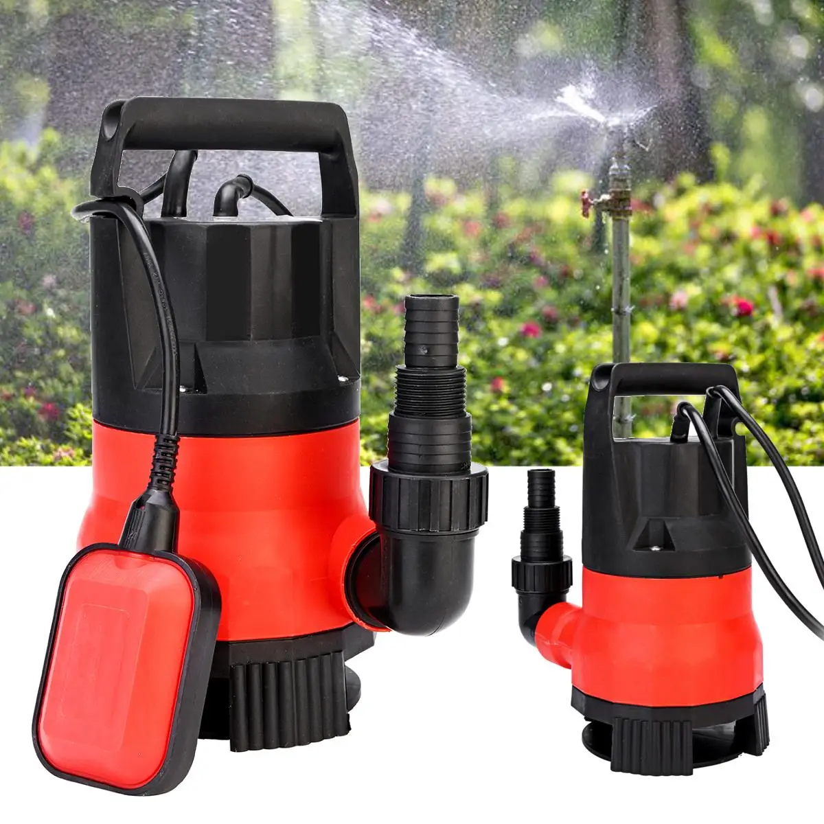 Submersible Sump Pump 1/2 2100GPH w/25ft Cord Water Sub Pump Empty Pool Pond Electric Garden Irrigation Pump Kit
