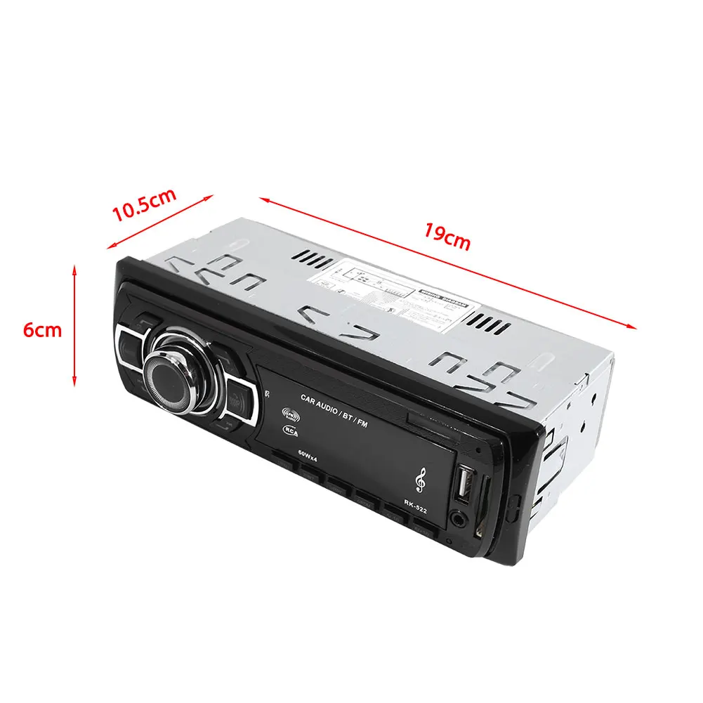Автомобильный MP3-плеер Премиум FM радио головное устройство с микрофоном MMC USB Smart