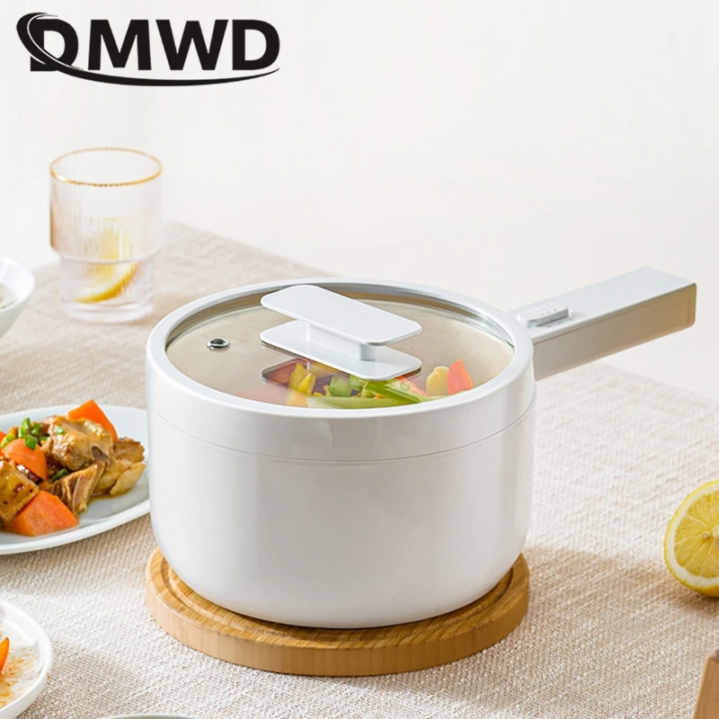

DMWD 1.5L Mini Electric Multicooker Breakfast Maker Noodles Pasta Cooker Hot Pot Porridge Soup Cooking Machine Food Steamer 220V