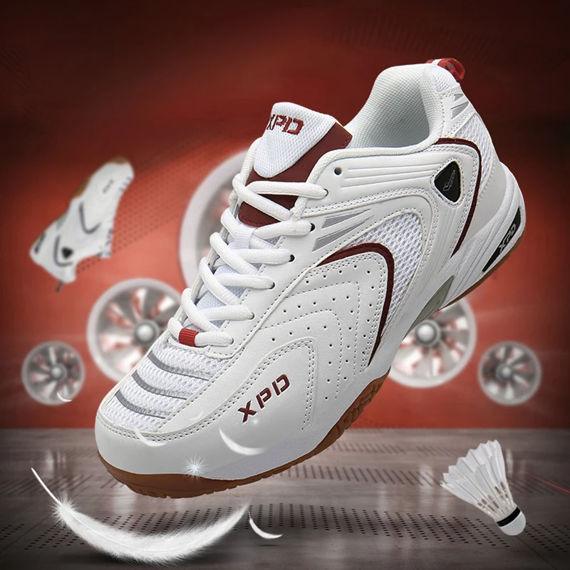 

Unisex Sneakers Men Badminton Shoes Anti-slippery Training Sneakers Lace-up Lightweight Sport Shoes couple Athletics Footwear