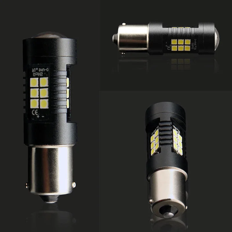 IP65 белый 6000K 1156 BA15S P21W 21-SMD светодиодный автомобильный сигнал поворота лампы