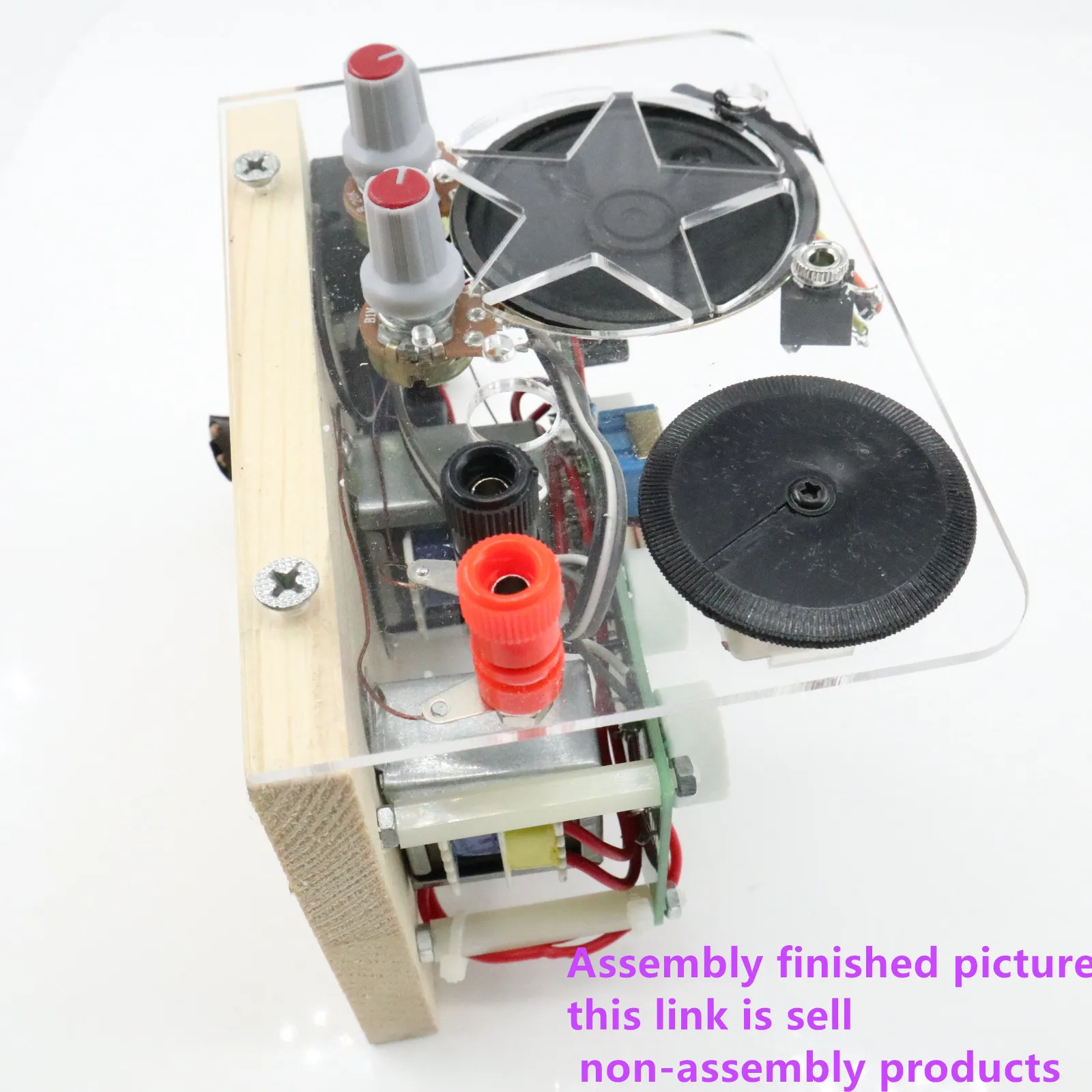 1PCS/LOT Regenerative DC three lamp tube shortwave radio kit CW SSB receiver battery-powered shortwave