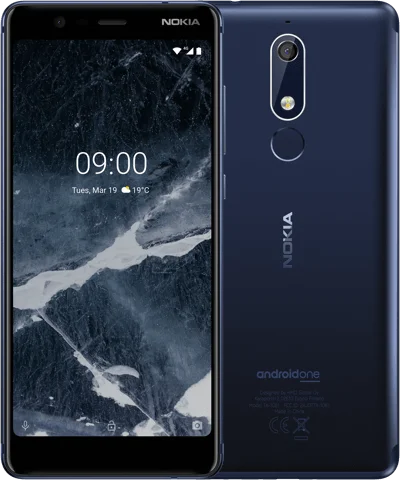 3G 32G Blue Мобильный телефон Nokia 5,1 3 ГБ 32 ГБ Android P 4G FDD LTE 5," 18:9 FHD+ MT6750 Восьмиядерный 2970 мАч 13 МП OTA отпечаток пальца - Цвет: 3G 32G Blue