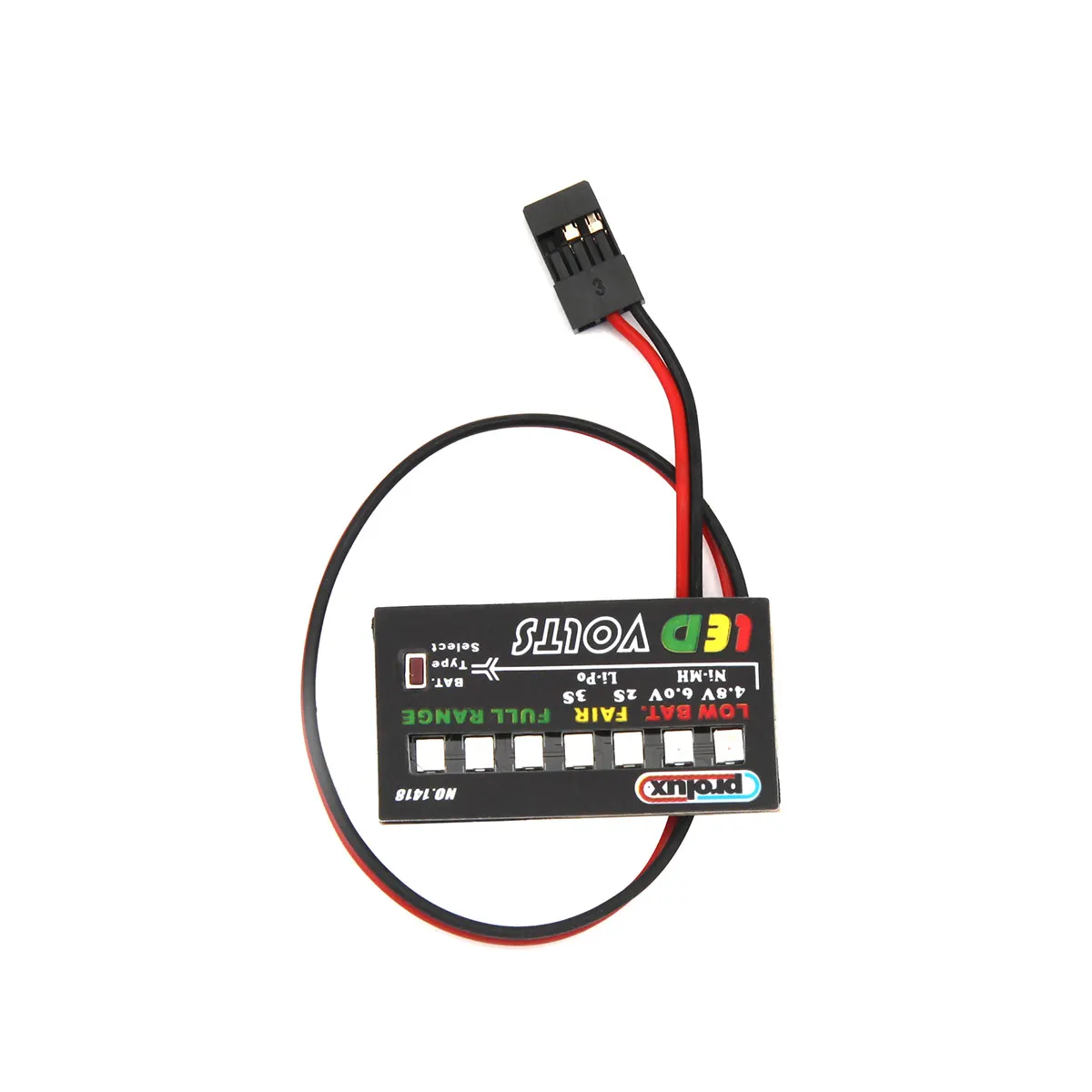 

Prolux светодиодный Напряжение детектор Батарея-контрольный тестер радиоуправляемая модель аксессуары