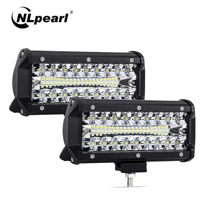 Светодиодный барный светильник Nlpearl 2x7 &quot12&quot 120 Вт 240 для вождения внедорожников
