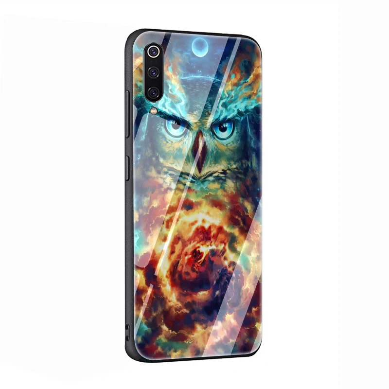 G4 Звезда Сова закаленное Стекло чехол для телефона для Xiaomi mi 8-9(США); красные mi 4X 6A Примечание 5 6 7 Pro Pocophone F1 - Цвет: G4
