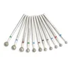 1pcs Diamond Nail Drill Cuticle Bits Ball Milling Cutter Burr for Electric Manicure Machine Cuticle Clean Files Nail Art Tools 2
