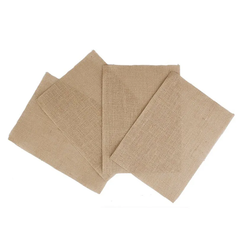 Модный коврик для стола hessian burlap подставки настольные наборы-10 s(коричневый