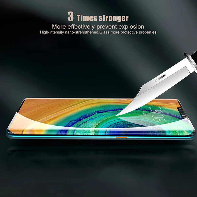 Raugee стекло для huawei Mate 30 Pro закаленное 9H 2.5D полное покрытие Защита экрана Mate30 Lite