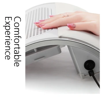 

ROHWXY Nail Dust Vacuum Cleaner For Nail Dust Collector For Nail Art Design Tools 20W Manicure Machine For Clean Nail Gel Polish