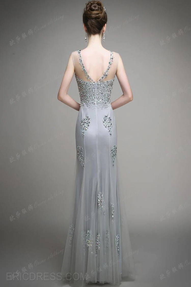 ; robe de soiree courte сексуальные сари michael korns Бисероплетение с украшением в виде кристаллов для продажи серебряный Тюль вечернее платье для мамы; обувь под свадебное платье для невесты