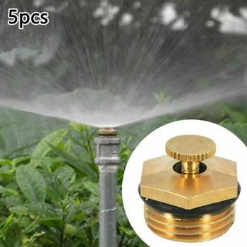 

Brass Spray Nozzle Misting Atomizing Garden Irrigation Sprinkler Head Nozzles Water Connector 1/2" DN15 Connection Water Saving