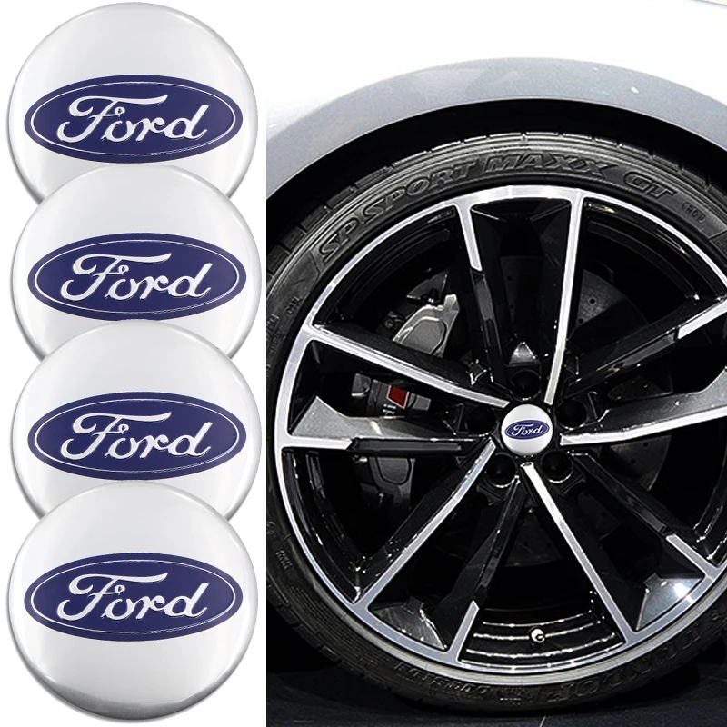 

4PCS 56mm Car Tire Wheel Center hub Caps covers Sticker for Fords Focus 2 3 1 Fiesta MK1 MK2 MK3 MK7 Fusion Automotive goods