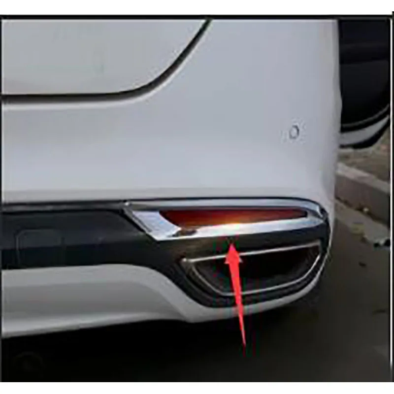 Apply only for 13-18 years Ford Mondeo tailgate light bar abs chrome plated rear fog light light frame