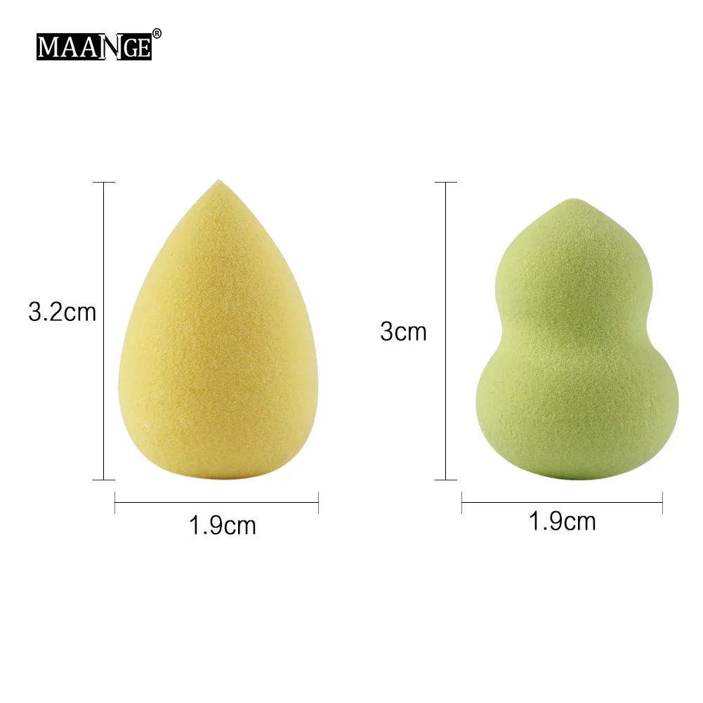 10 шт. губка для макияжа с футляром| |