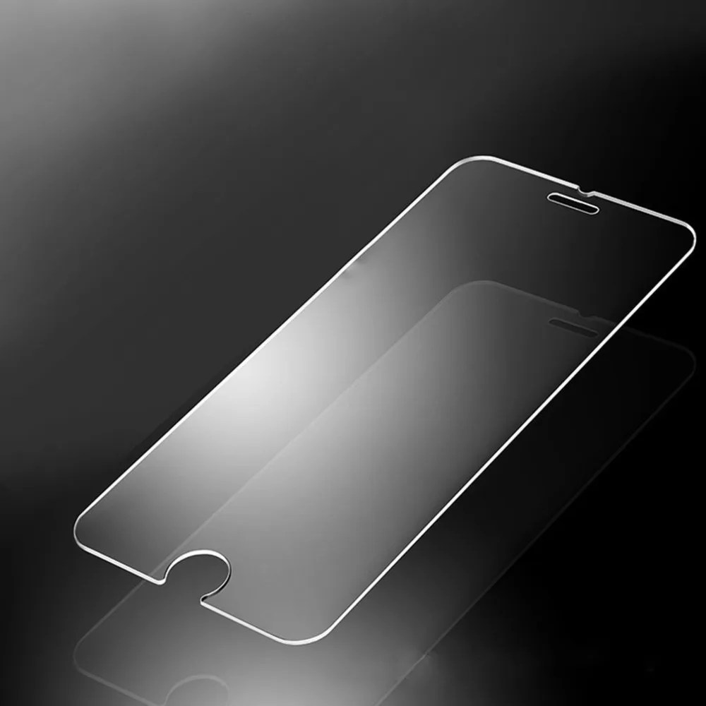 9H закаленное стекло для iphone X, 8, 4S, 5, 5S, 5c, SE, 6, 6s plus, 7 plus, защита экрана, защитная пленка, чехол+ набор для очистки