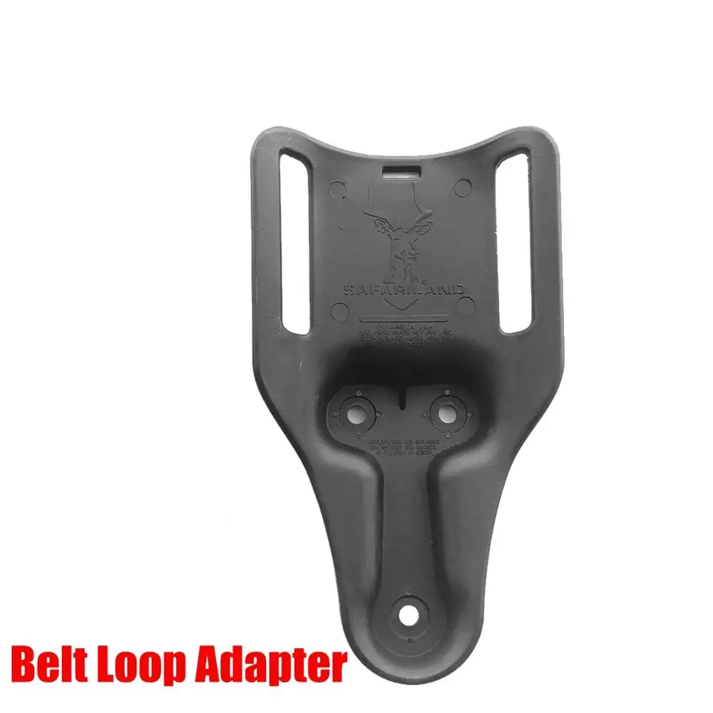 Тактическая охотничья кобура на платформе с двумя ремешками для ног кобура Сумка Сумочка для Glock17/M9/1911/USP - Цвет: belt loop