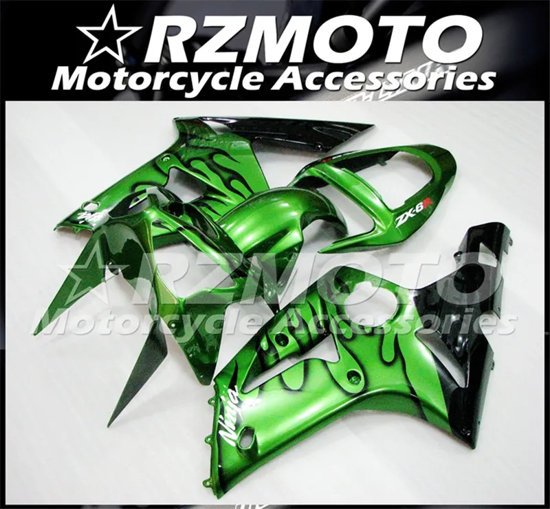 Мотоциклетный обтекатель abs Подходит для Kawasaki ZX6R 636 ZX-6R 2003 2004 корпусные детали пресс-форм Магазин № 0352