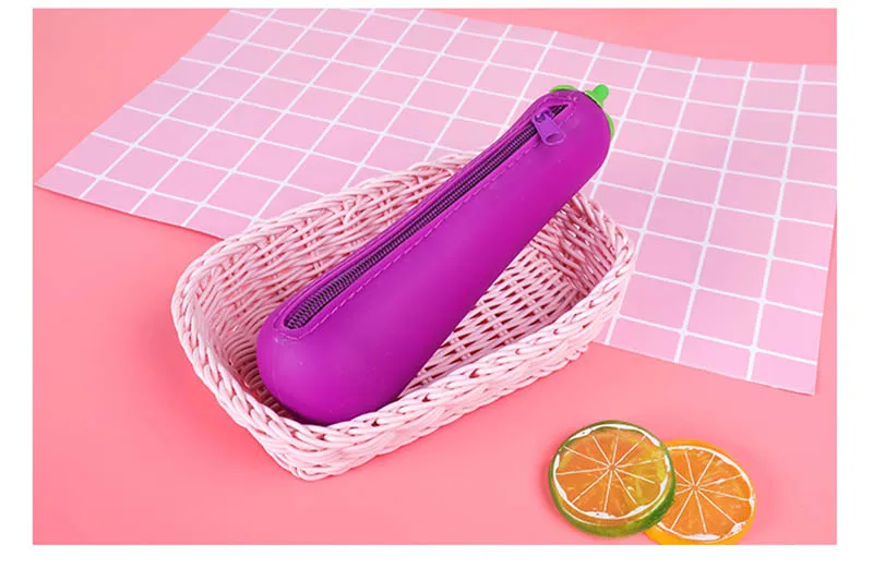 Cute Coin Purse Banana Pencil Case Kawaii Bag Silicone Purse Funny Purses For Kids Yellow Corn Coin Bags For Children (15)