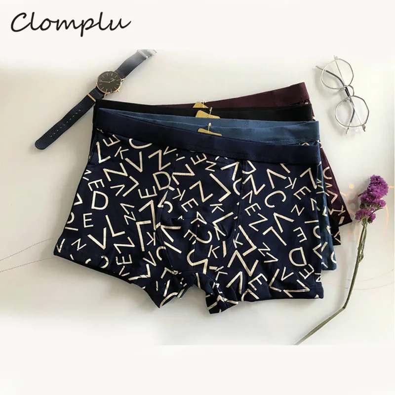 3088 Clomplu 4 шт. хлопковое нижнее белье мужские высококачественные мужские боксеры Мужские дышащие трусики мужские 2XL-5XL мужские прочны боксерские трусы - Цвет: 3088